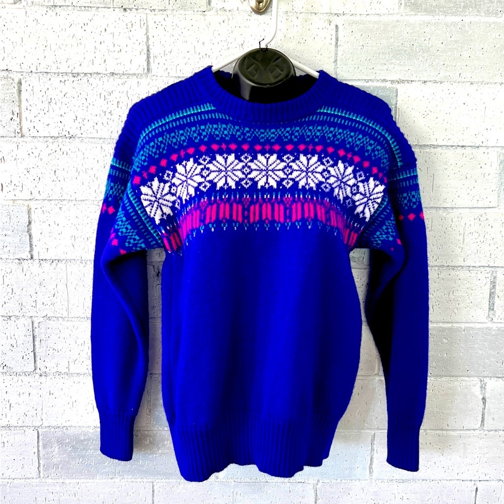 90s Vintage Meister Ski Sweater! Perfect for that Retro Ski Party, Snow Bunny!